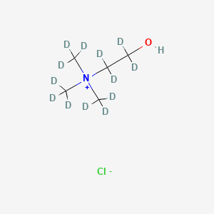 Chemical structure of Choline-d13 chloride