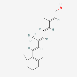 Chemical structure of Retinol-d4