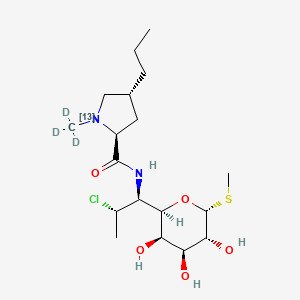 Chemical structure of Clindamycin-13C,d3