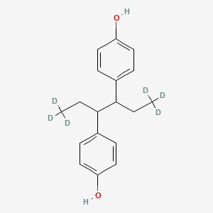 Chemical structure of Hexestrol-d6