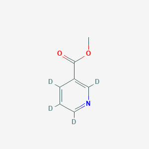 Chemical structure of Methyl nicotinate-d4