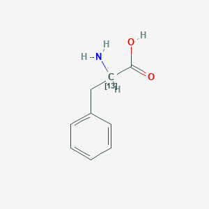 Chemical structure of DL-3-Phenylalanine-13C-1