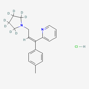 Chemical structure of Triprolidine-d8 Hydrochloride