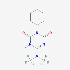 Chemical structure of Hexazinone-d6