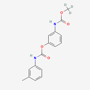 Chemical structure of Phenmedipham-d3