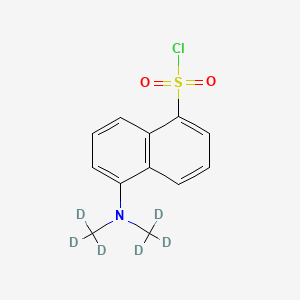 Chemical structure of Dansyl chloride-d6