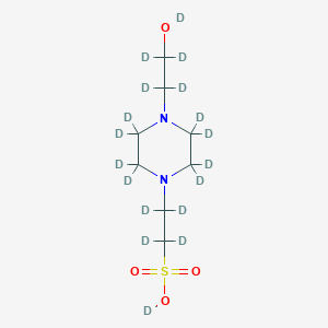 Chemical structure of HEPES-d18