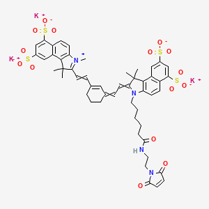 Chemical structure of Sulfo-Cy7·5 maleimide