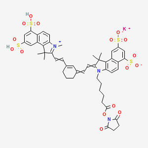 Chemical structure of Sulfo-Cy7·5 NHS ester