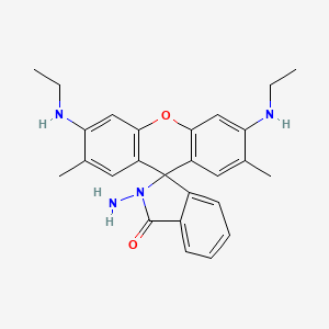 Chemical structure of Rhodamine 6G hydrazide