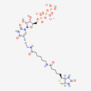 Chemical structure of Biotin-11-UTP