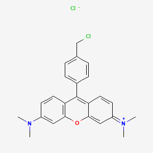Chemical structure of mitoTracker Orange