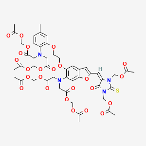 Chemical structure of Fura Red AM
