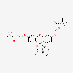 Chemical structure of Fluorescein-CM2