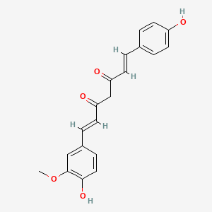 Chemical structure of (E/Z)-Demethoxycurcumin