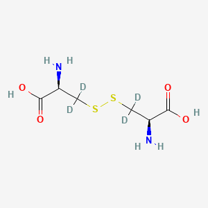 Chemical structure of L-Cystine-d4
