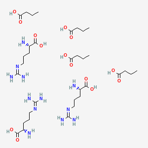 Chemical structure of L-Arginine butanoate