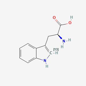 Chemical structure of L-Tryptophan-13C