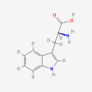 Chemical structure of L-Tryptophan-d8