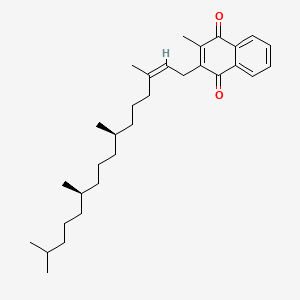 Chemical structure of cis-Vitamin K1