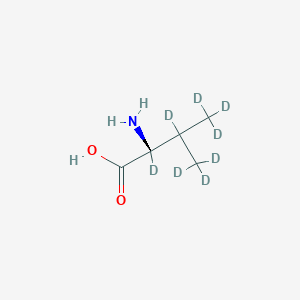 Chemical structure of D-Valine-d8