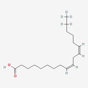 Chemical structure of Linoleic acid-d5