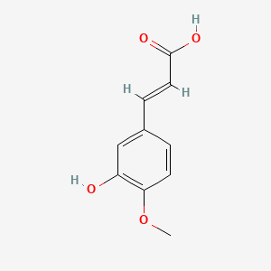 Chemical structure of Isoferulic Acid