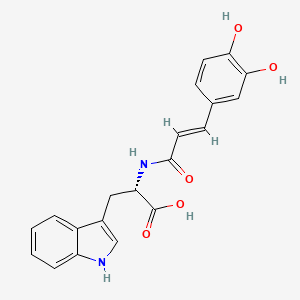 Chemical structure of Caffeoyltryptophan