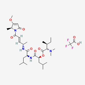 Chemical structure of Gallinamide A TFA