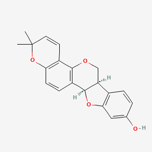 Chemical structure of Shinpterocarpin