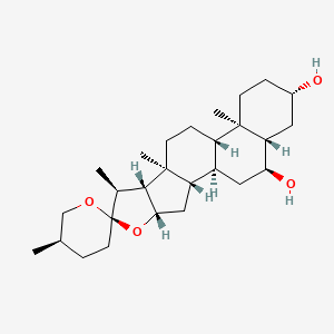 Chemical structure of Chlorogenin