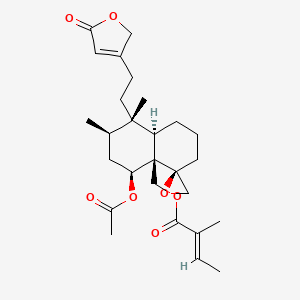 Chemical structure of Ajugacumbin B