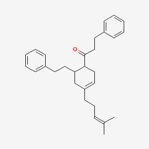 Chemical structure of Officinaruminane B