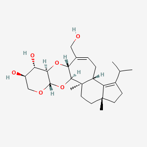 Chemical structure of Erinacine C