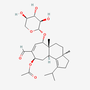 Chemical structure of Erinacine P