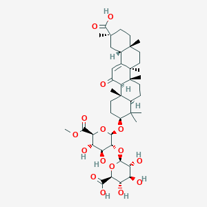 Chemical structure of Glycyrrhizin-6'-methylester