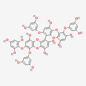Chemical structure of 2,7"-Phloroglucinol-6,6'-bieckol