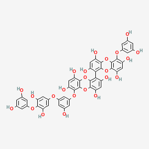 Chemical structure of Pyrogallol-phloroglucinol-6,6-bieckol