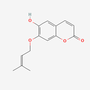 Chemical structure of Prenyletin