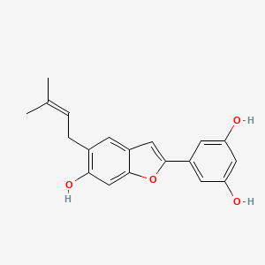 Chemical structure of Moracin N