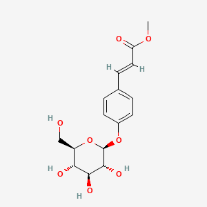 Chemical structure of Linocinnamarin