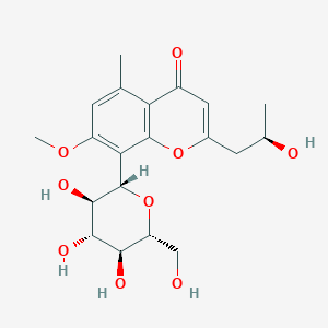 Chemical structure of 7-O-Methylaloesinol
