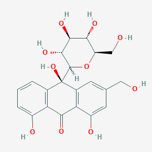 Chemical structure of 10-Hydroxyaloin A