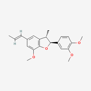 Chemical structure of (±)-Acuminatin