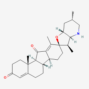 Chemical structure of Jervinone