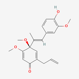 Chemical structure of Piperkadsin A