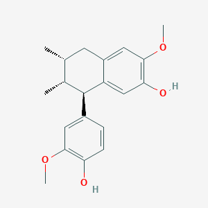 Chemical structure of Isoguaiacin