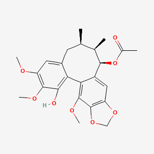 Chemical structure of Acetyl-binankadsurin A