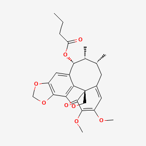 Chemical structure of Kadsulignan H