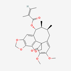 Chemical structure of Schiarisanrin E